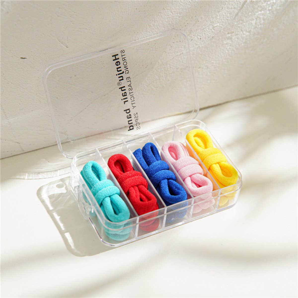 1BOX/25PCS ELASTIC HAIR TIES CANDY COLOR HAIRBANDA_CWAHA1109