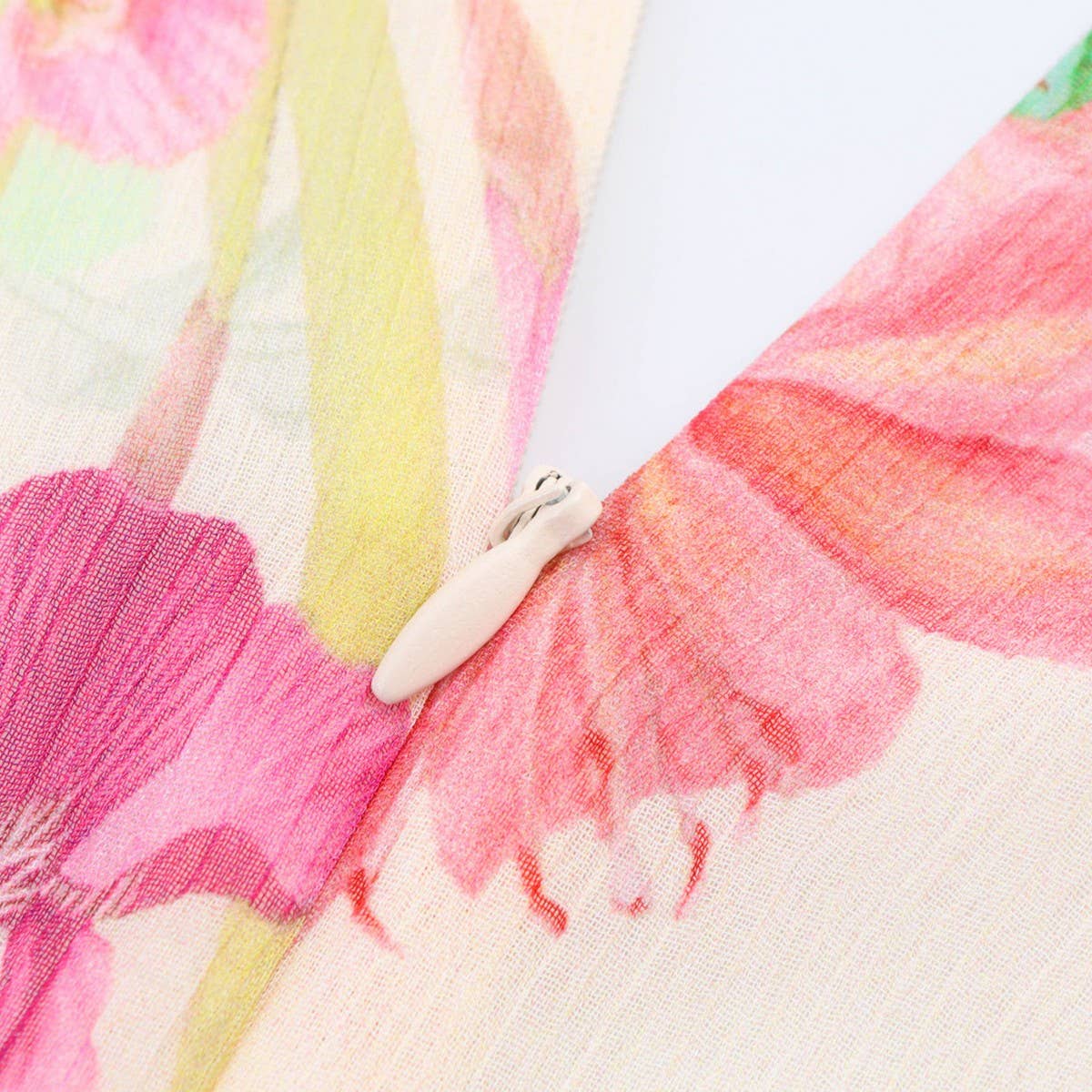 Floral Print Dress with Cutout Detail for Women