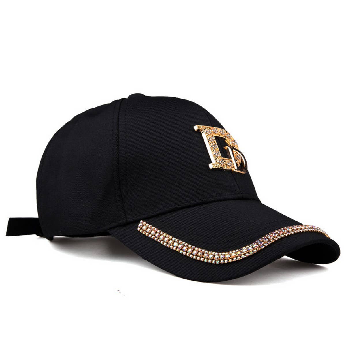 Summer Rhinestone Letter Baseball Cap_CWAH1002