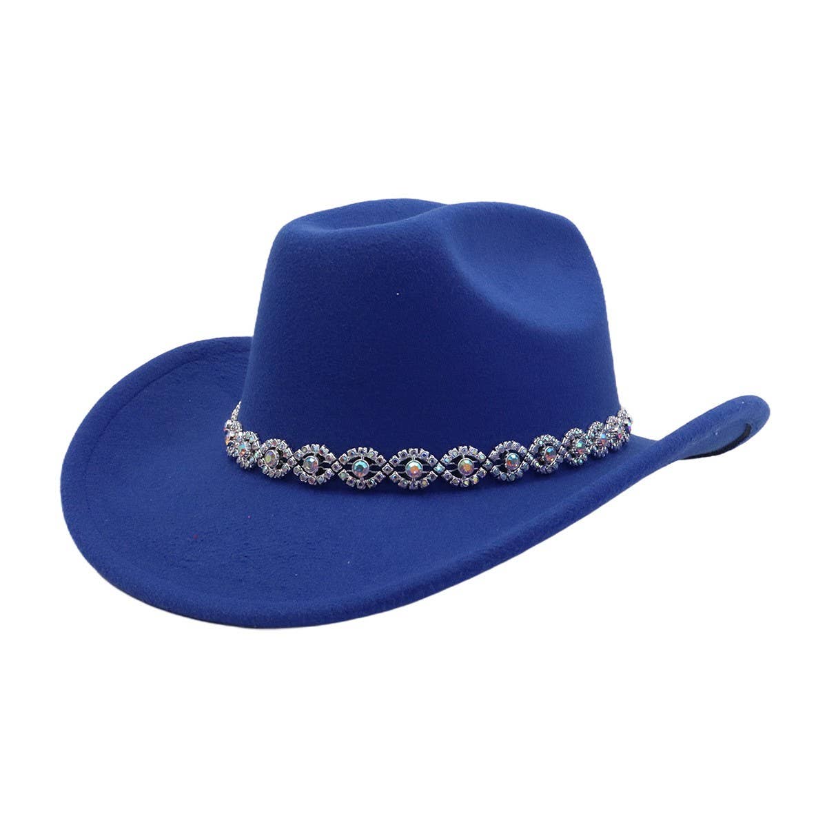 New Wool Fedora Hat Western Ethnic Jazz Style_CWAH04469