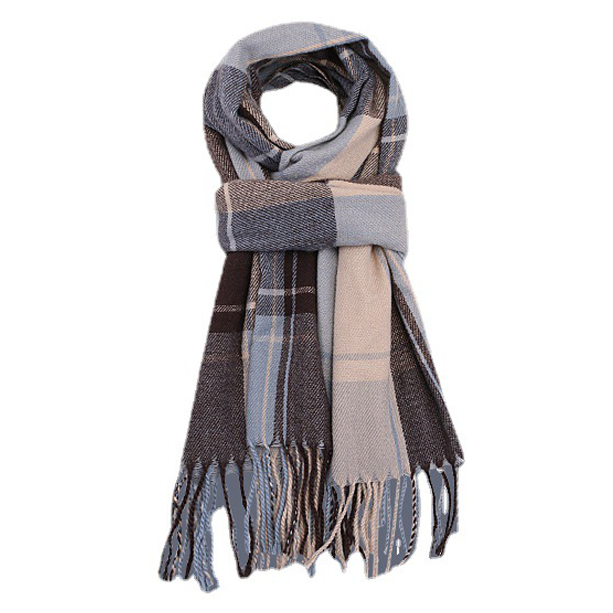 Tassel Scarf for Women - Thick Winter Warmth
