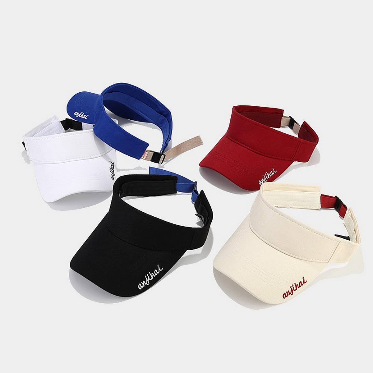 Embroidered Hip-Hop Visor Hat -Baseball Cap_CWAH3293