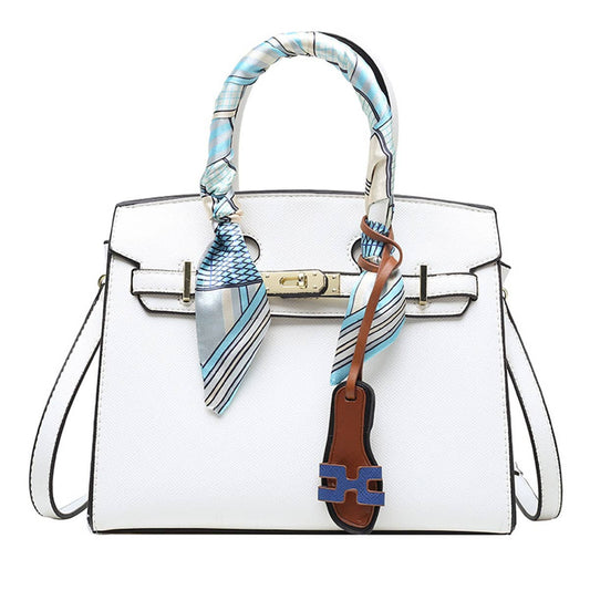 Retro large-capacity hand-held crossbody bag