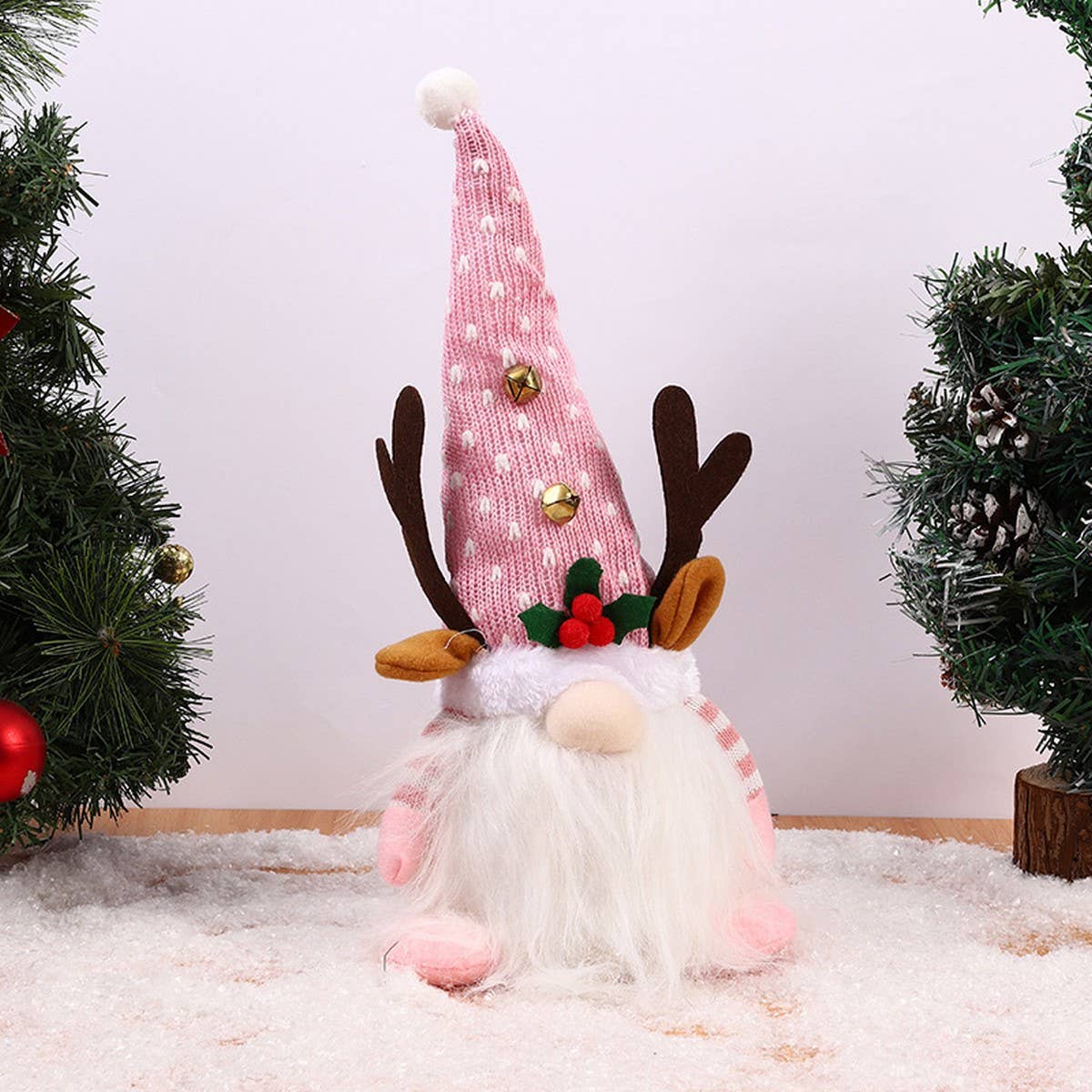 CHRISTMAS LIGHTED RUDOLPH DOLL ORNAMENTS