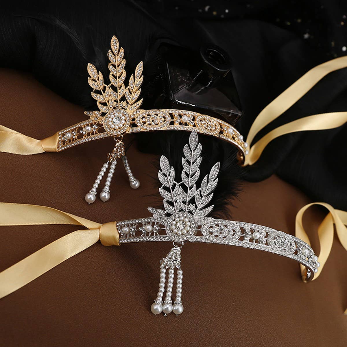 GATSBY JEWELRY CROWN SAME STYLE BRIDAL HEADDRESS