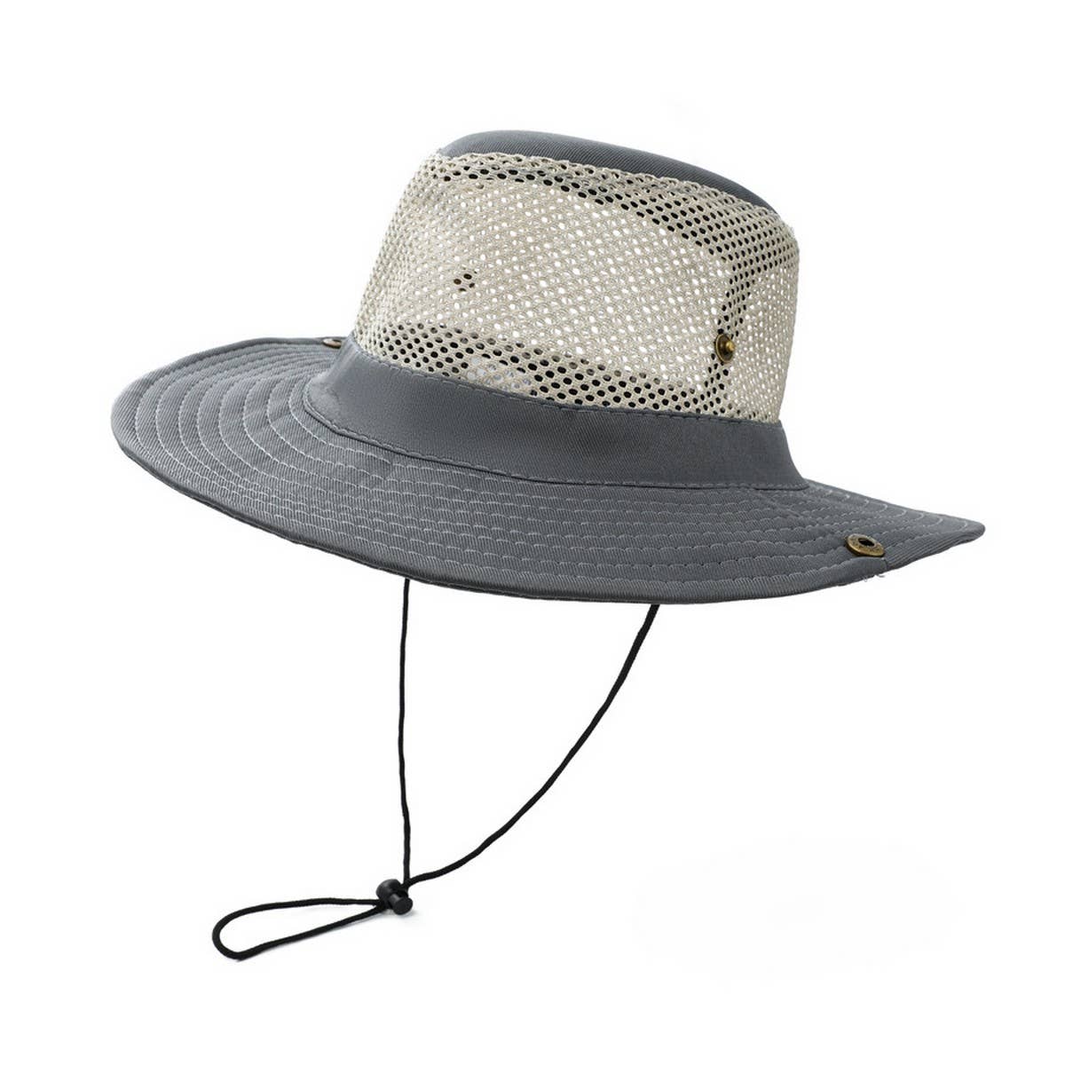 BREATHABLE MESH SOLID COLOR FOLDABLE SUNHAT_CWAH1462