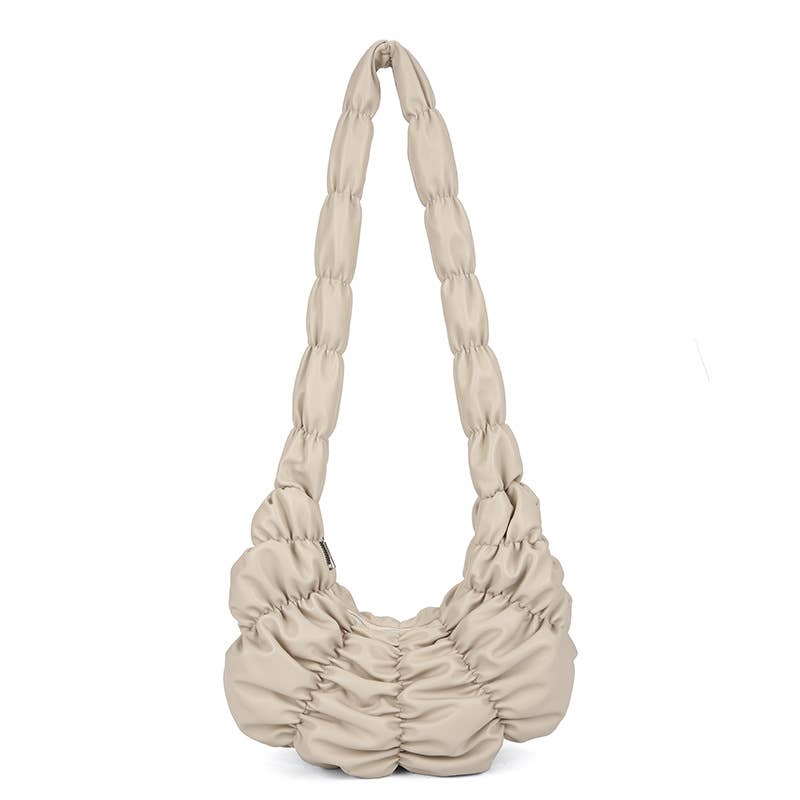 Cloud bag pleated underarm bag sponge bag