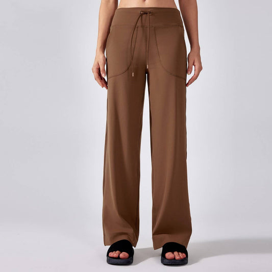 Zero Feel Wide-Leg Yoga Pants with Pockets_CWAB5230