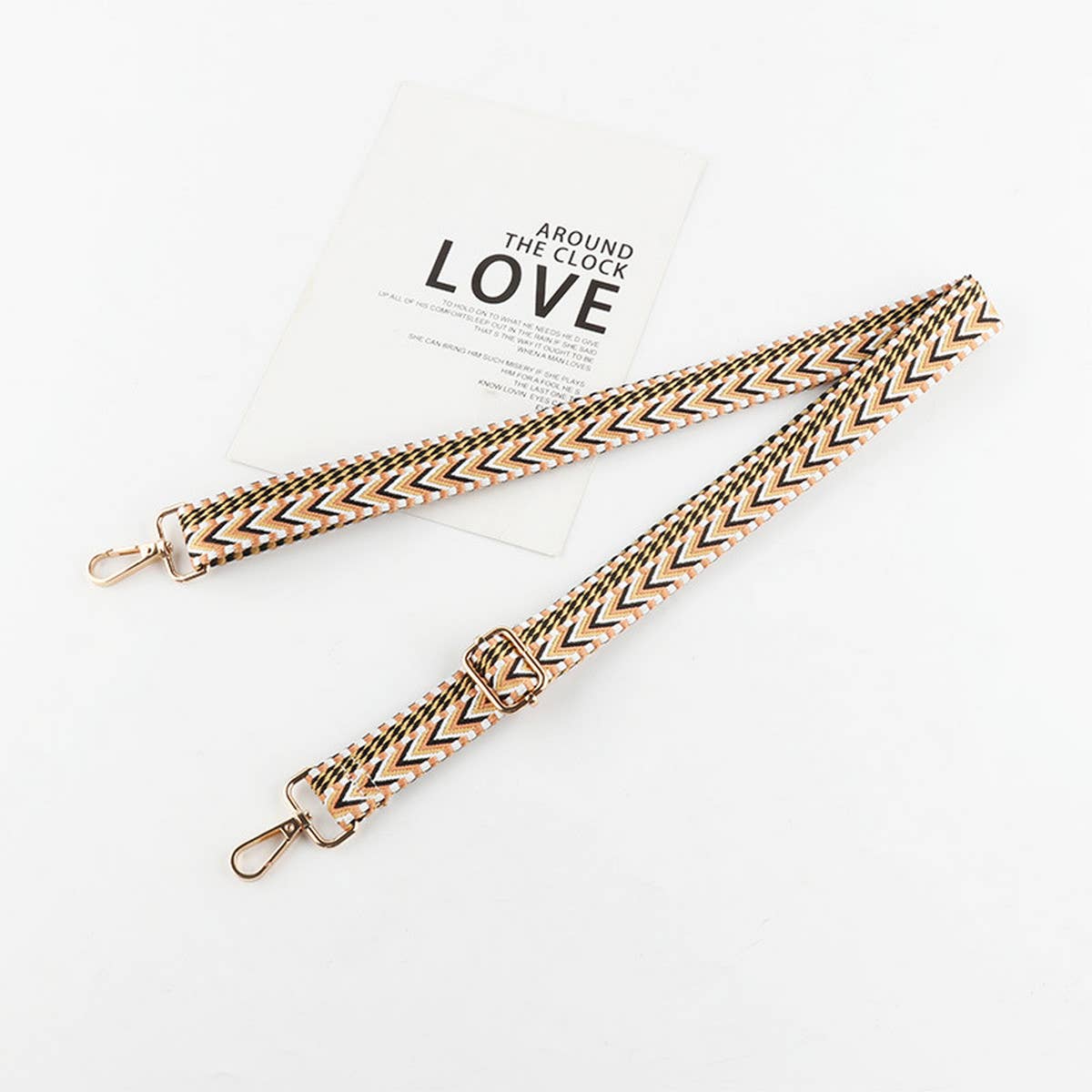 NEW EMBROIDERED REPLACEABLE ADJUSTABLE BAG STRAP