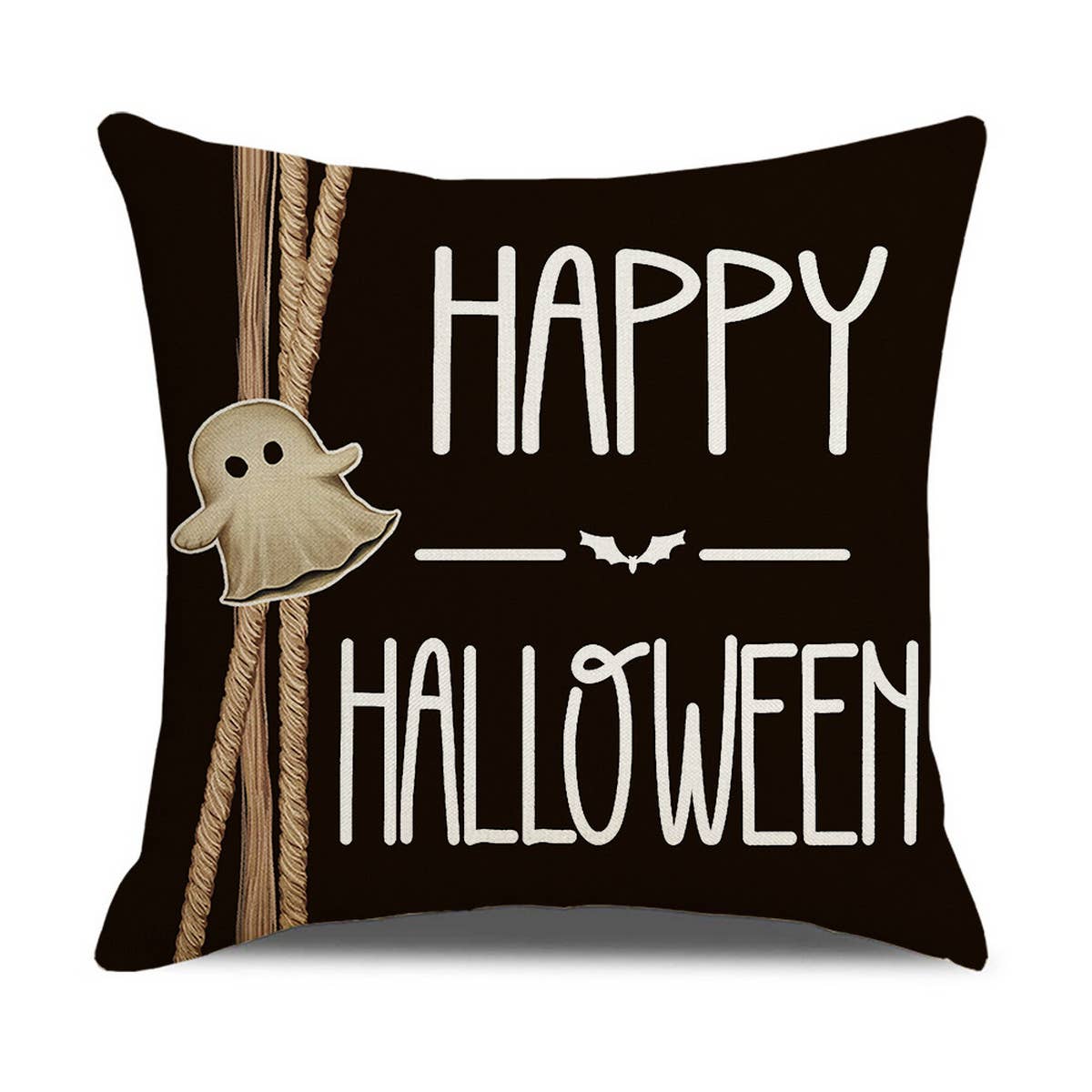 HALLOWEEN PUMPKIN CAR LINEN PILLOWCASE