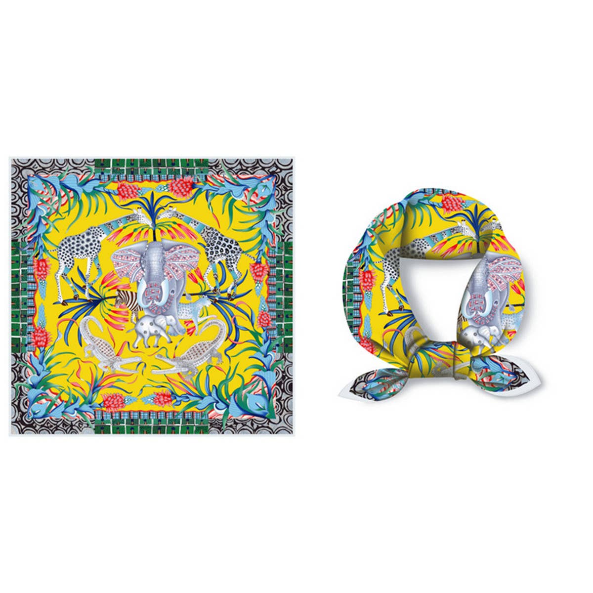 Silky Animal Print Scarf ? Mother's Day Gift