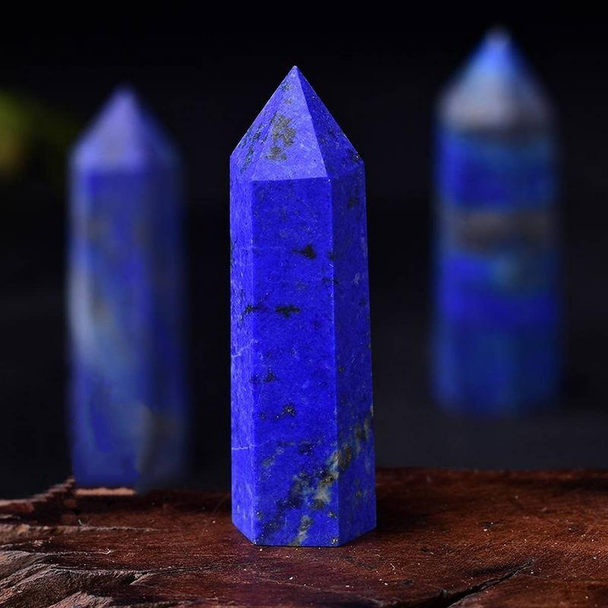 Lapis Lazuli Crystal Point Tower