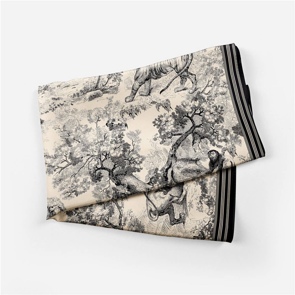 Versatile Square Scarf ? Hair Tie&Bag Wrap Ribbon