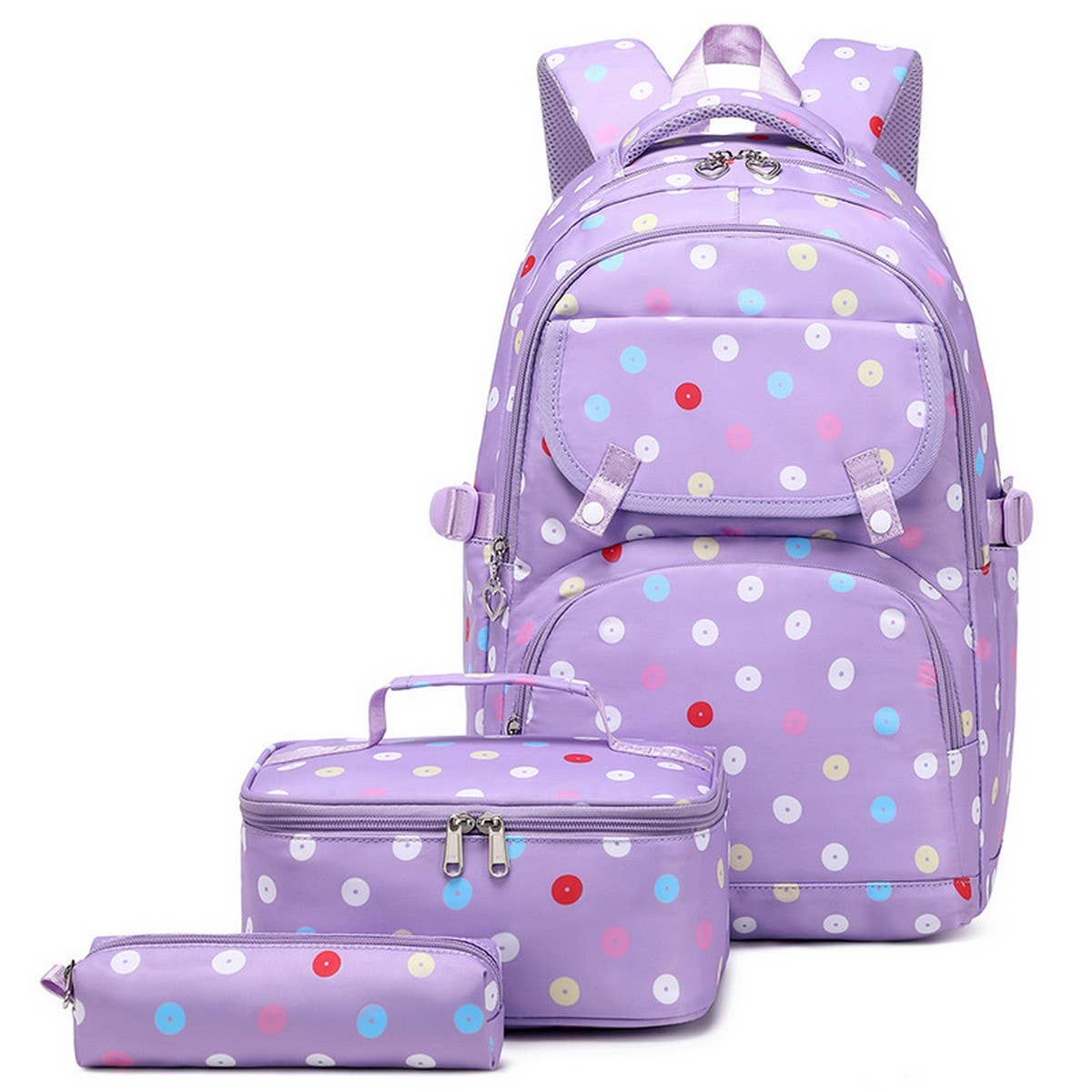 Backpacks for School, Polka Dot Kids Backpack_CWAB5476