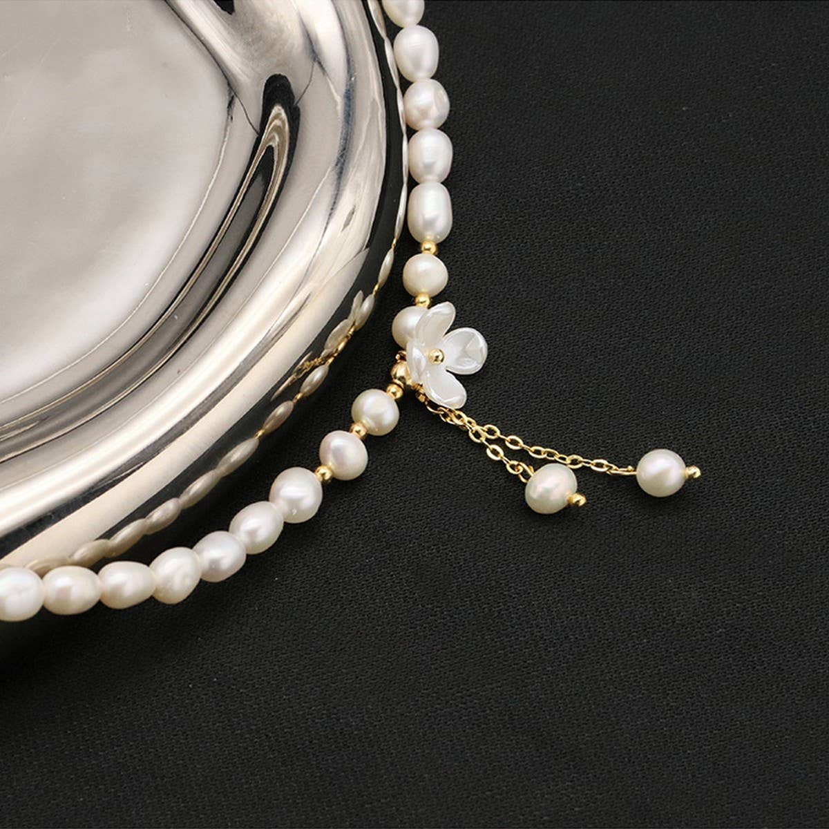 ALL-MATCH NATURAL FRESHWATER PEARL NECKLACE_CWAJE3849