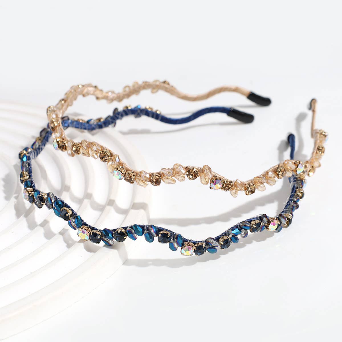 GENTLE WAVE RHINESTONE HEADBAND