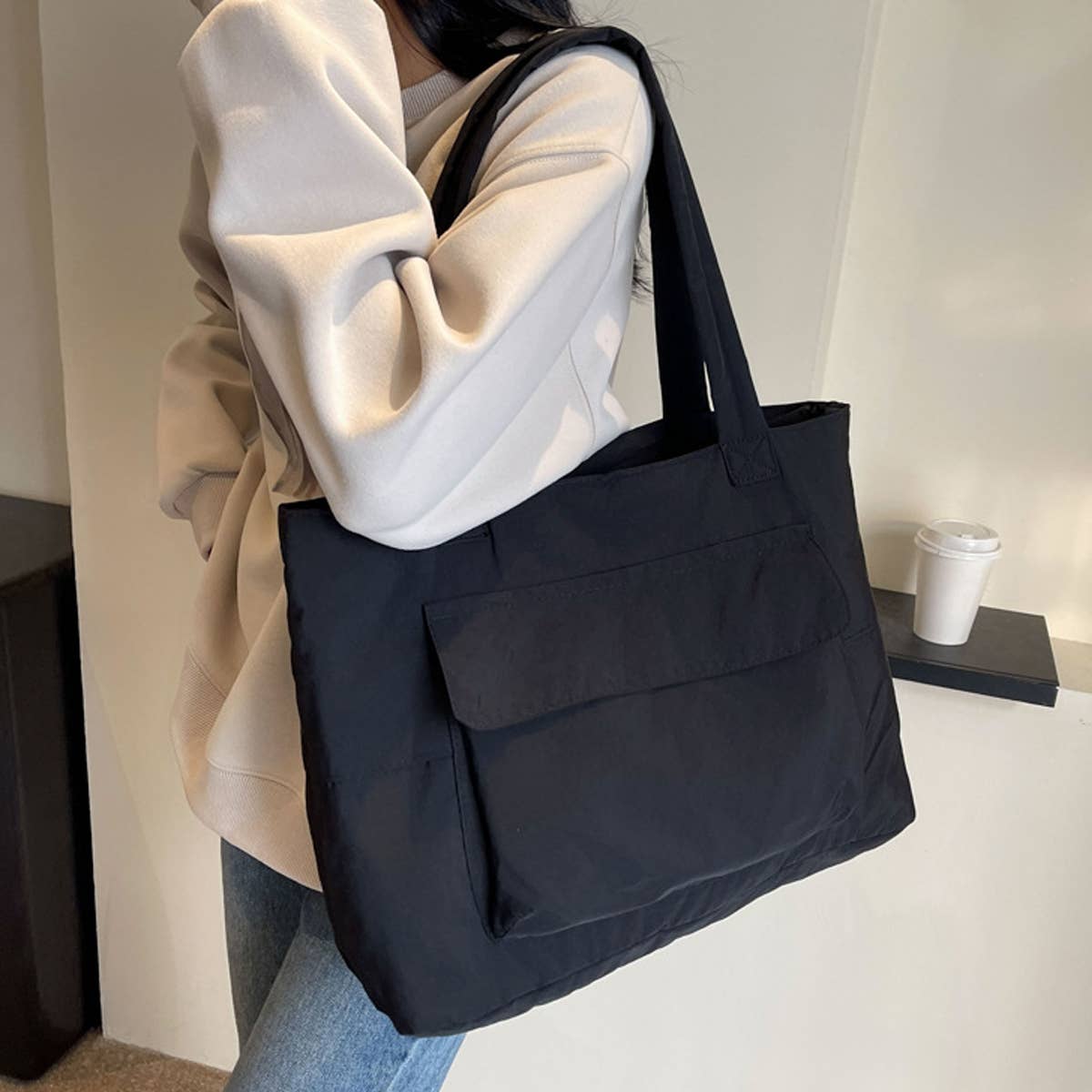 NEW RETRO CASUAL TRAVEL TOTE BAG_CWAB1760