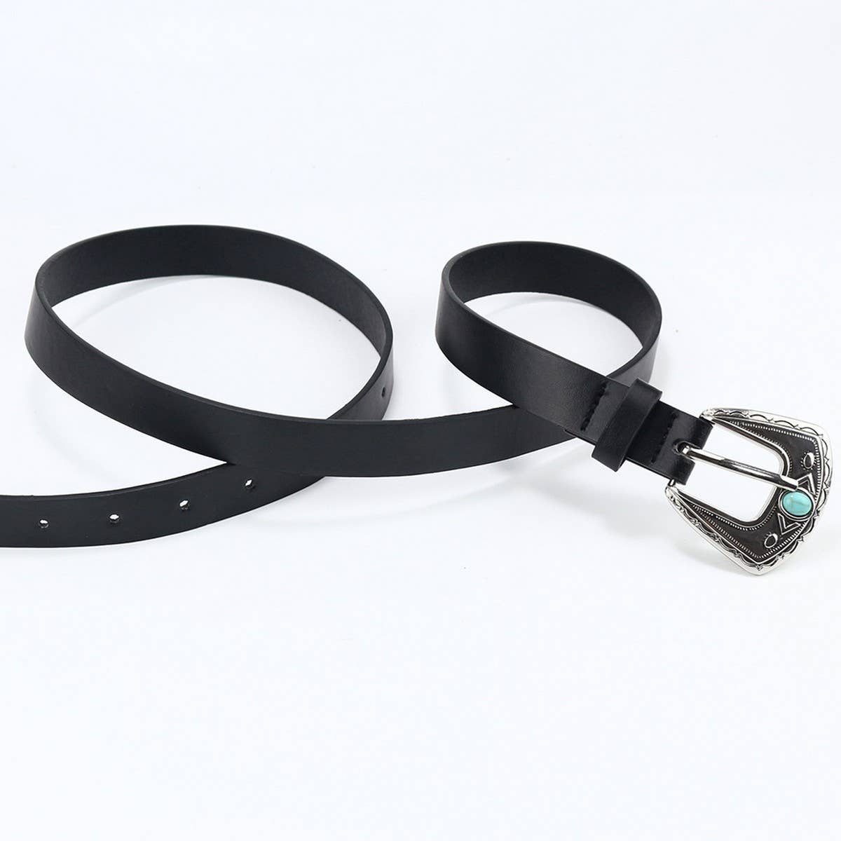 TURQUOISE EMBELLISHED VINTAGE BELT_CWABE0423