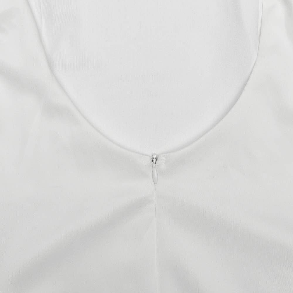 Off Shoulder Ruched Backless Mini Bodycon Dress