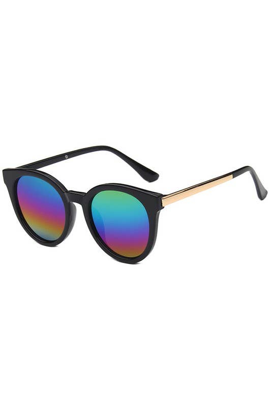 TRENDY FASHION ROUNDED SUNGLASSES
