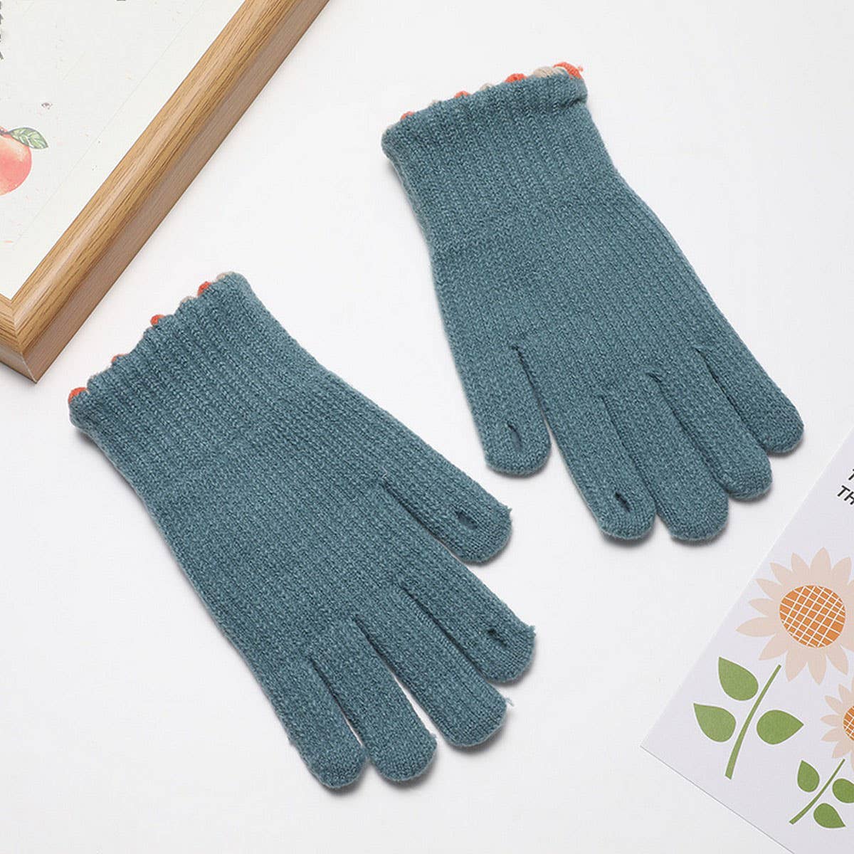 SOLID COLOR KNITTED FINGERLESS TOUCHSCREEN GLOVES_CWAG0197