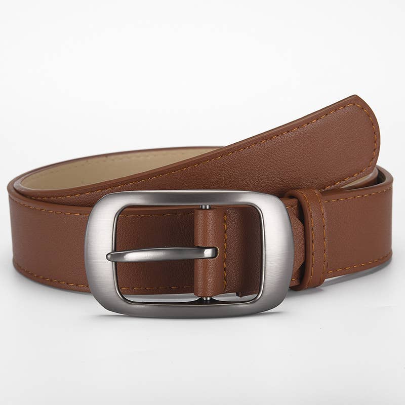 Superior sense with suit simple buckle buckle belt