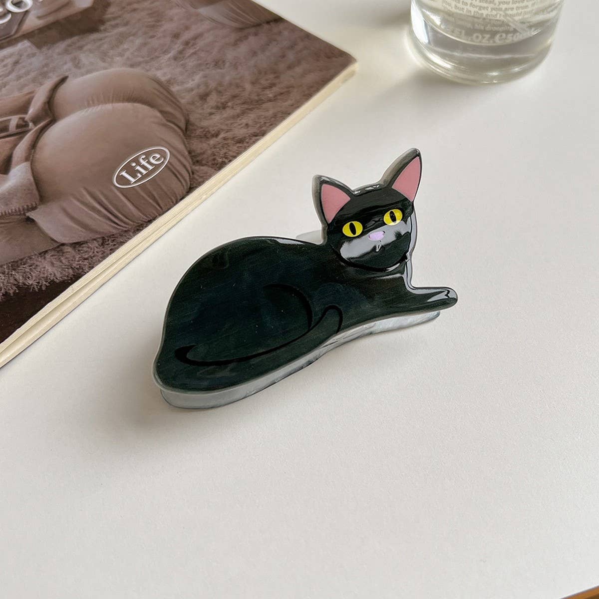 Cute Animal Hair Claw Cat & Dog Medium Shark Clip
