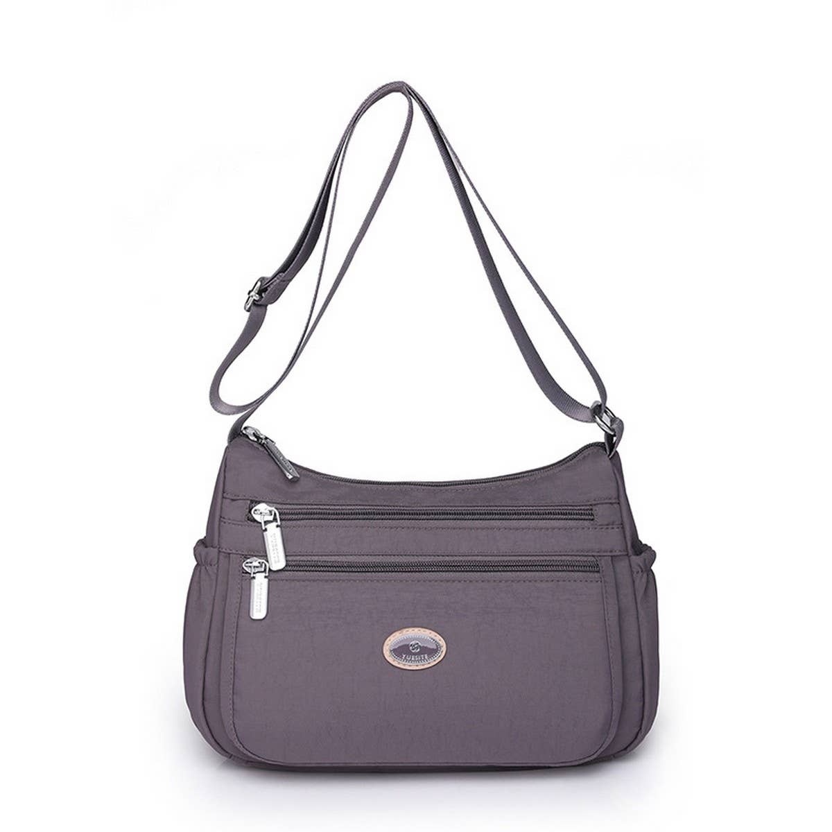 LARGE CAPACITY SIMPLE NYLON SHOULDER MESSENGER BAG_CWAB3521