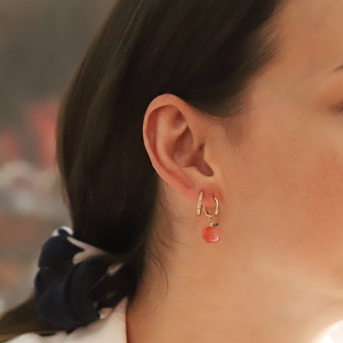 Hot Summer Fruit Earrings Watermelon Lemon Cactus