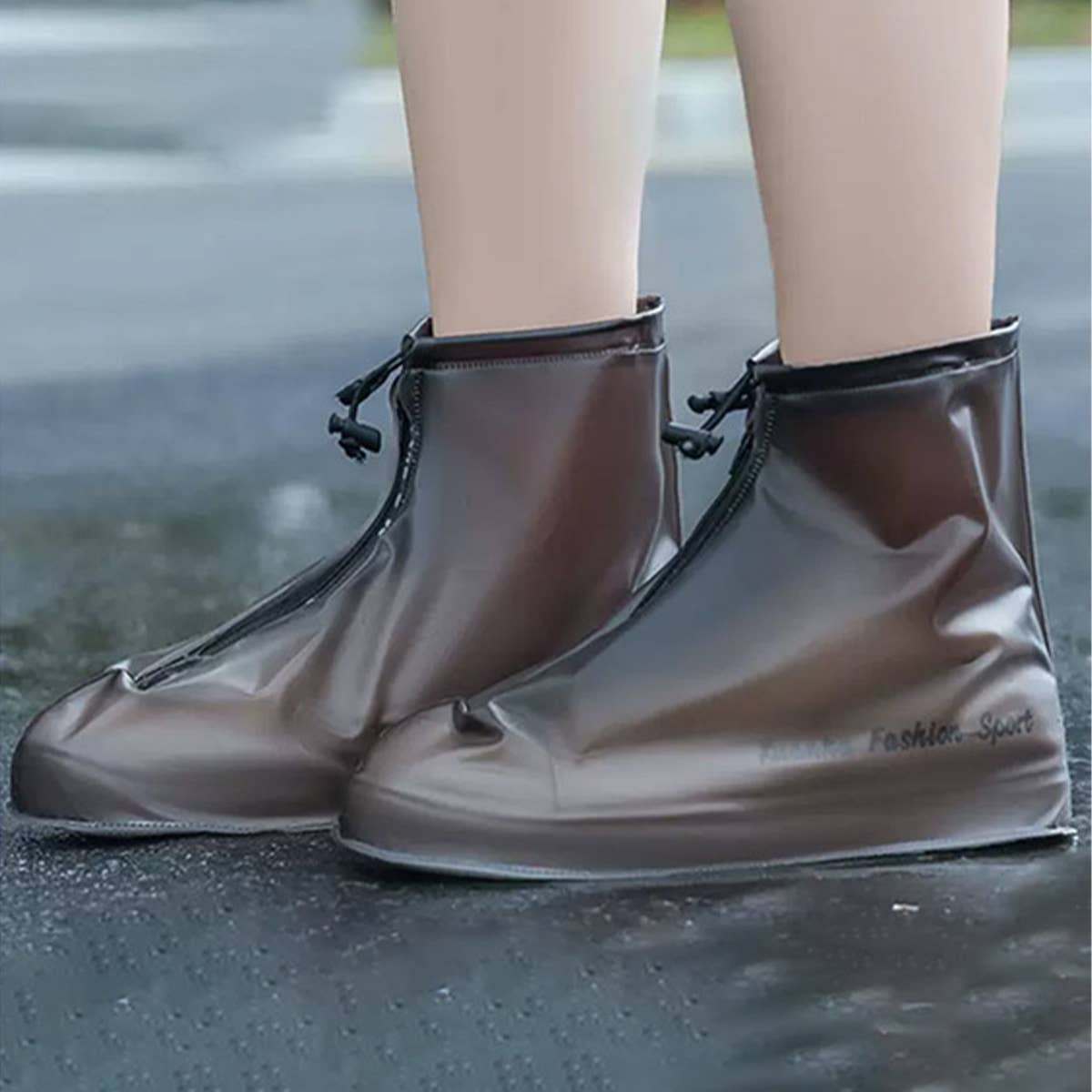CWMM8444_THICKENED WATERPROOF AND NON-SLIP RAIN SHOE COVERS