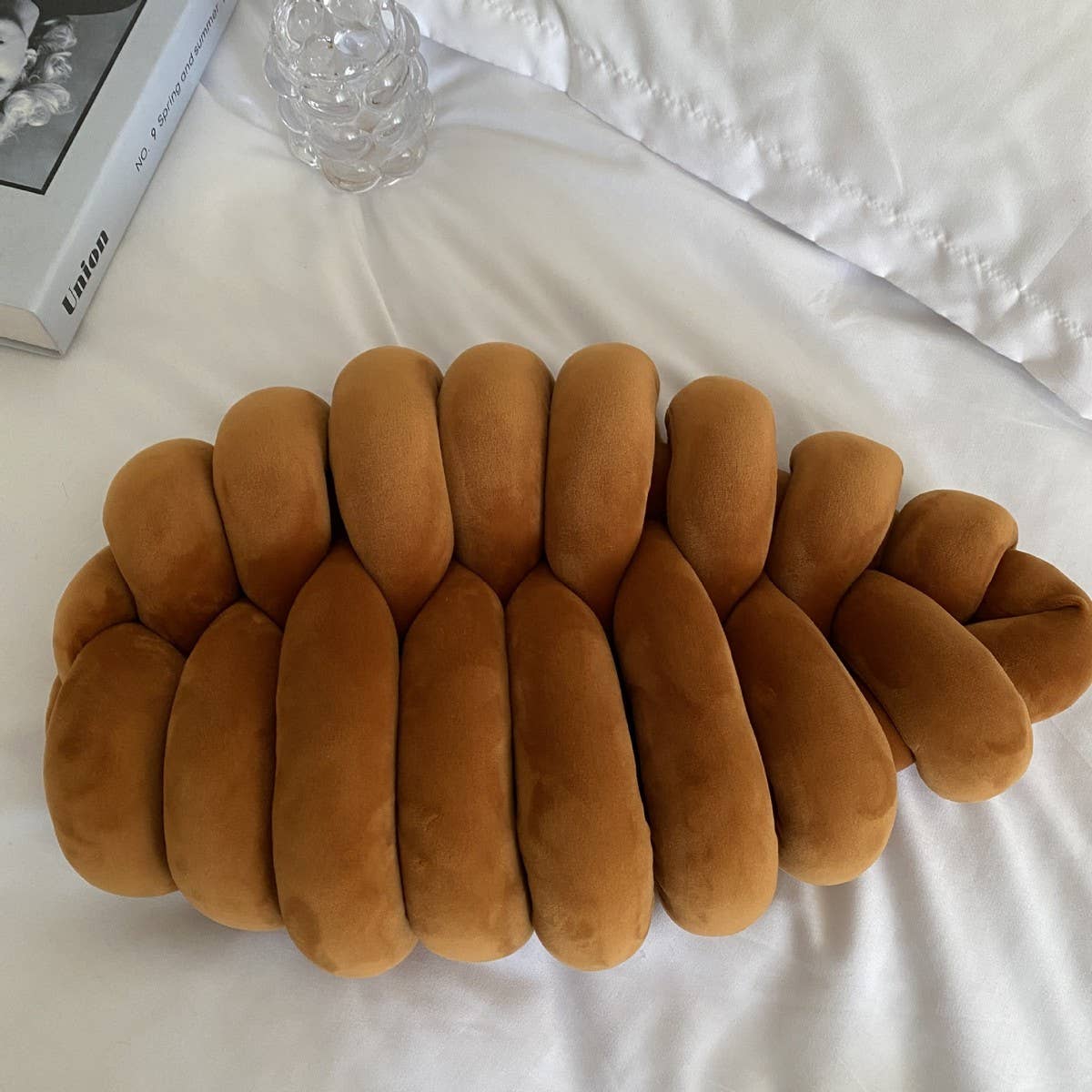 CATERPILLAR WOVEN PILLOW CUSHION_CWMM0860