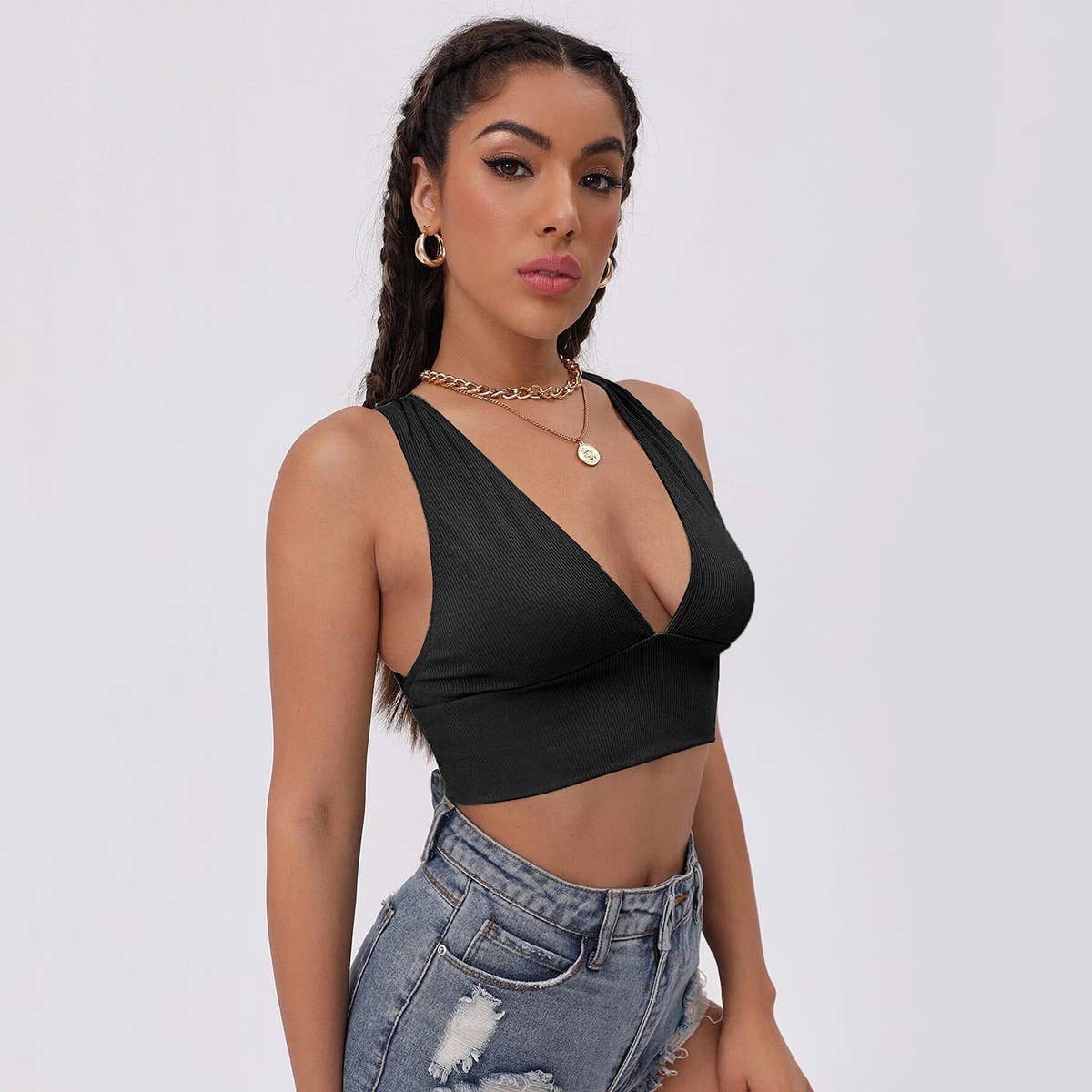 Women Sexy Sports Bra Crop Top with High Stretch
