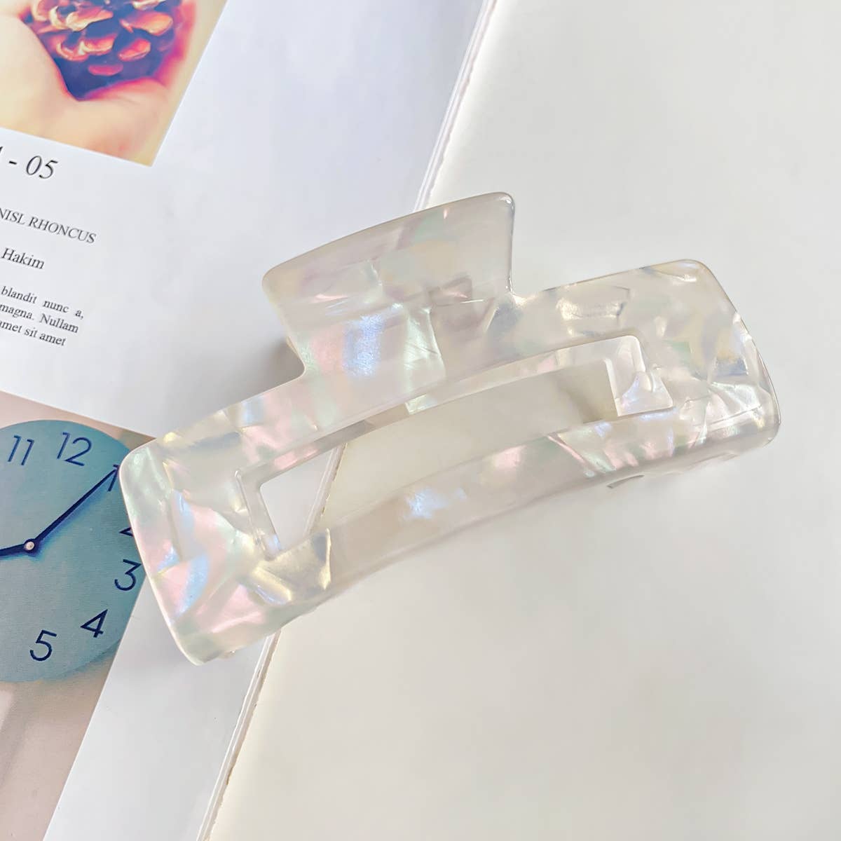 Iridescent Mermaid imitation acetic acid clip