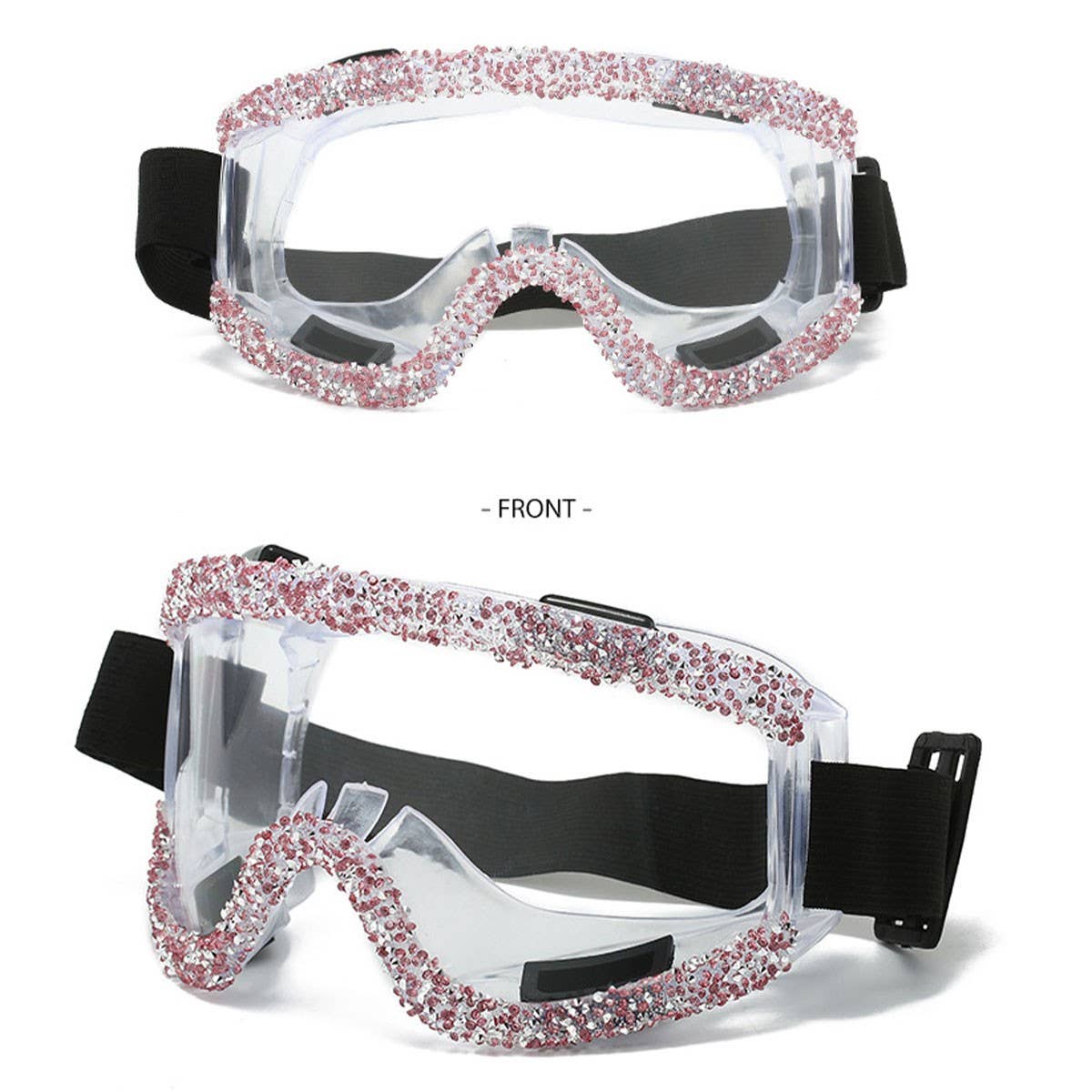RHINESTONE ANTI-SAND AND DUST CYCLING GLASSES