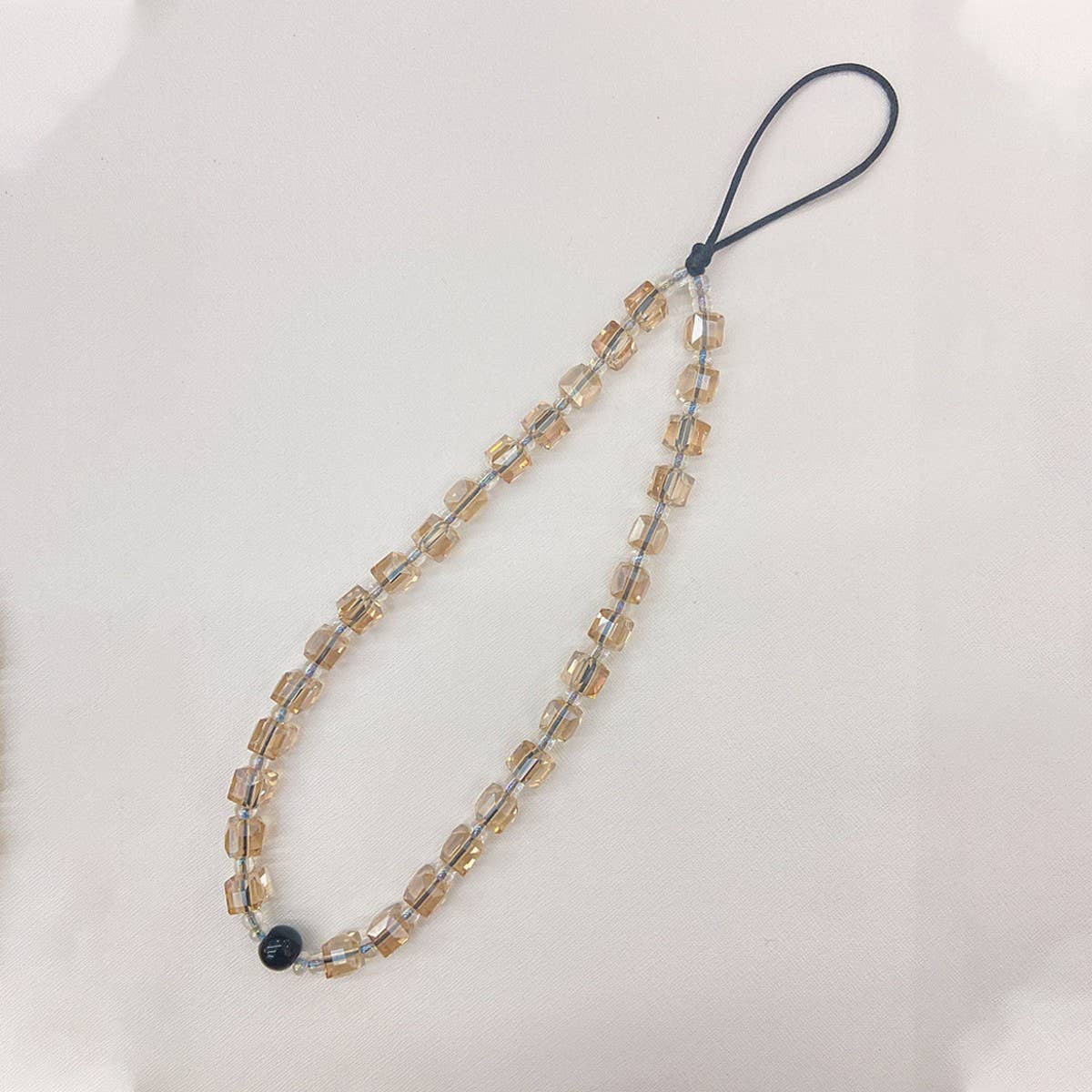 CWMM8715_FASHION GEOMETRIC SQUARE CRYSTAL PHONE STRAP