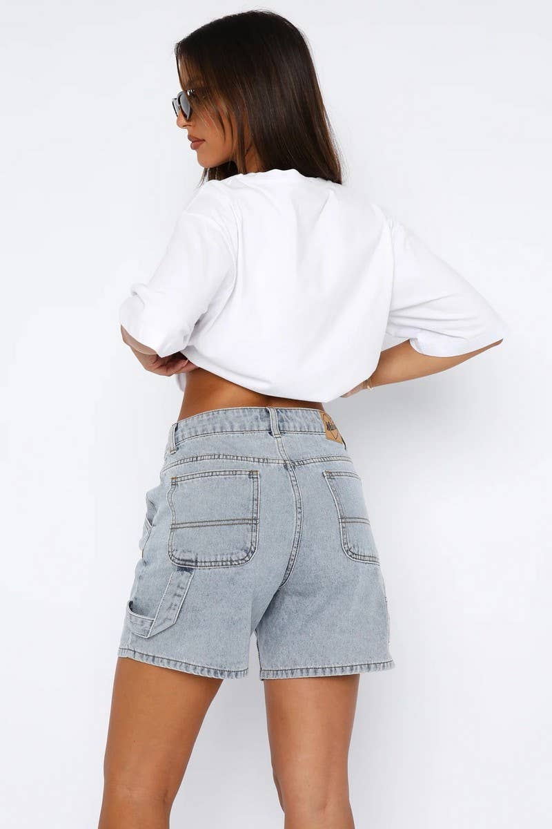 CWBSP0530_SUMMER WOMEN'S STRAIGHT JEANS