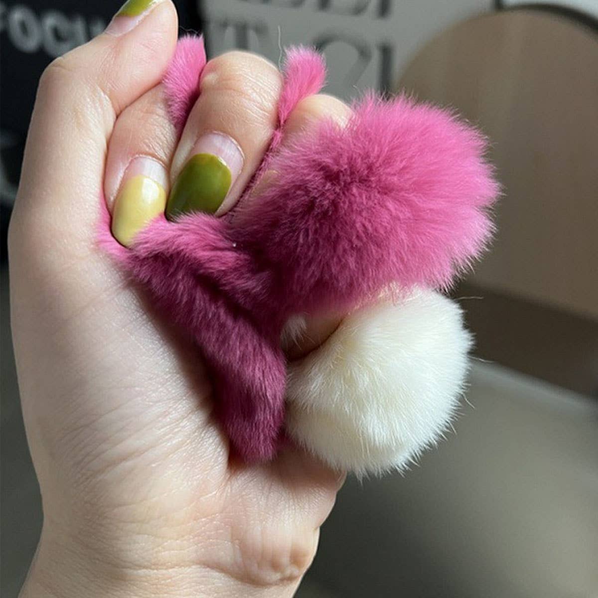 CUTE MUSHROOM KEYCHAIN PENDANT PLUSH ORNAMENT