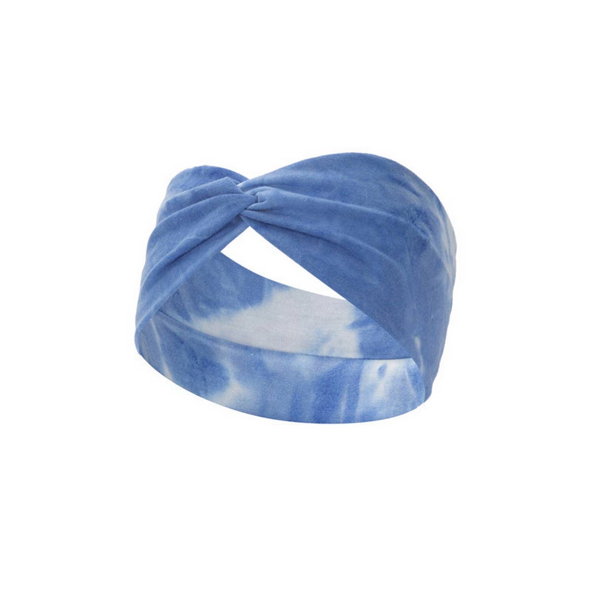 CWAHA6426_NEW STYLE KNOTTED CROSS WIDE ELASTIC HEADBAND