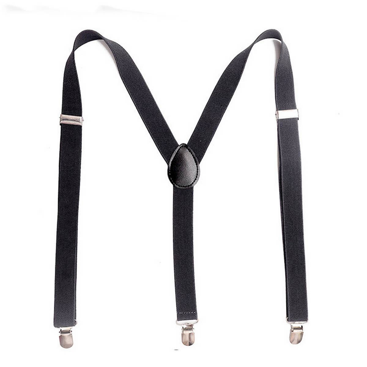 TROUSERS SUSPENDERS RUBBER BUCKLE SUSPENDER CLIP