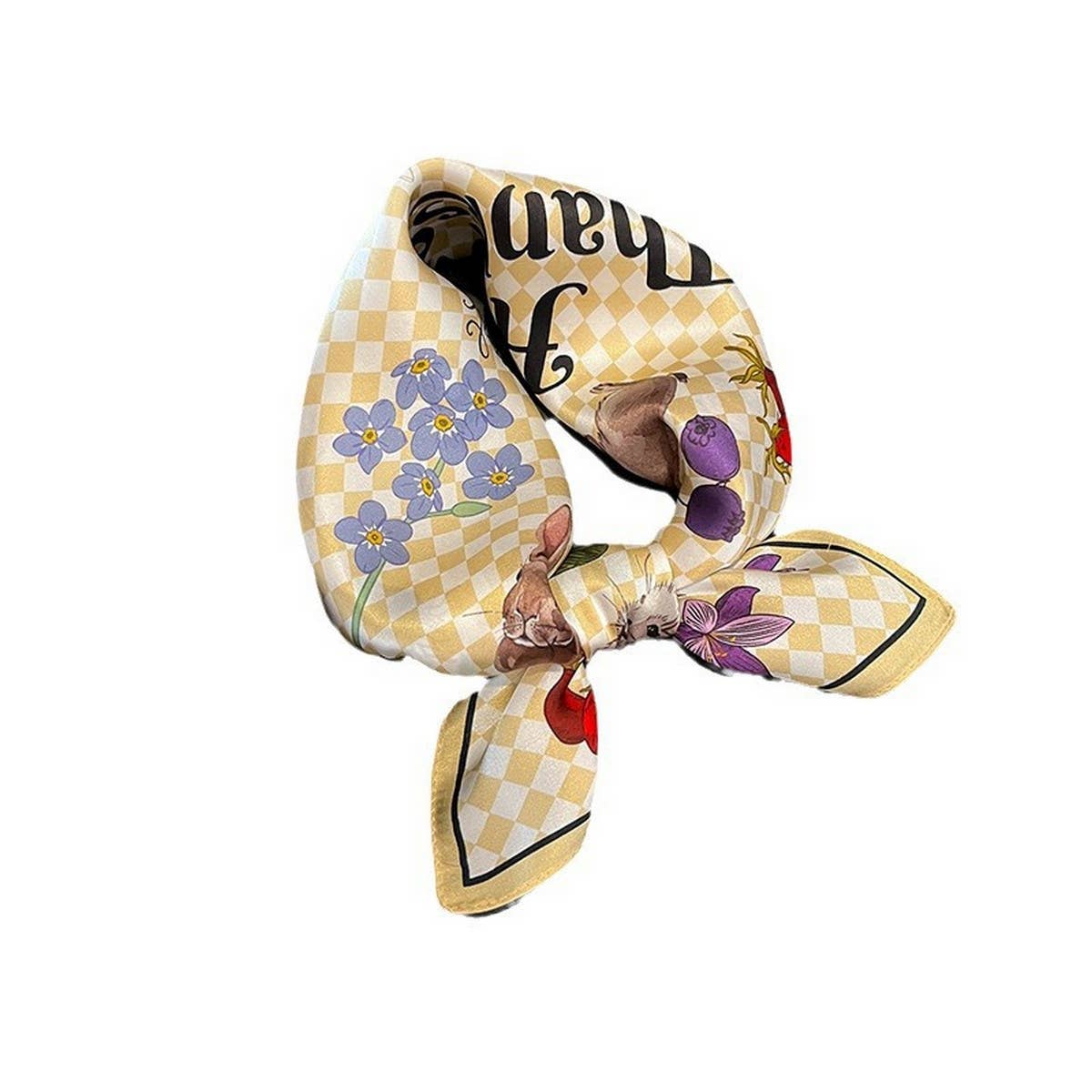 Silk Square Scarf -Versatile Fall/Winter for Women