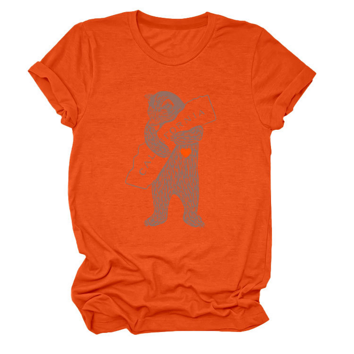 Funny Bear Short Sleeve T-Shirt for Her