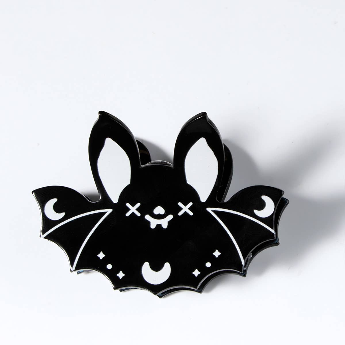 Halloween Acrylic Hair Claw ??Spider & Bat Design_CWAHA1446