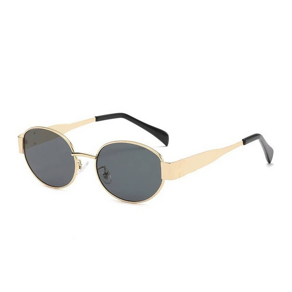 FASHIONABLE OVAL FRAME SUNGLASSES