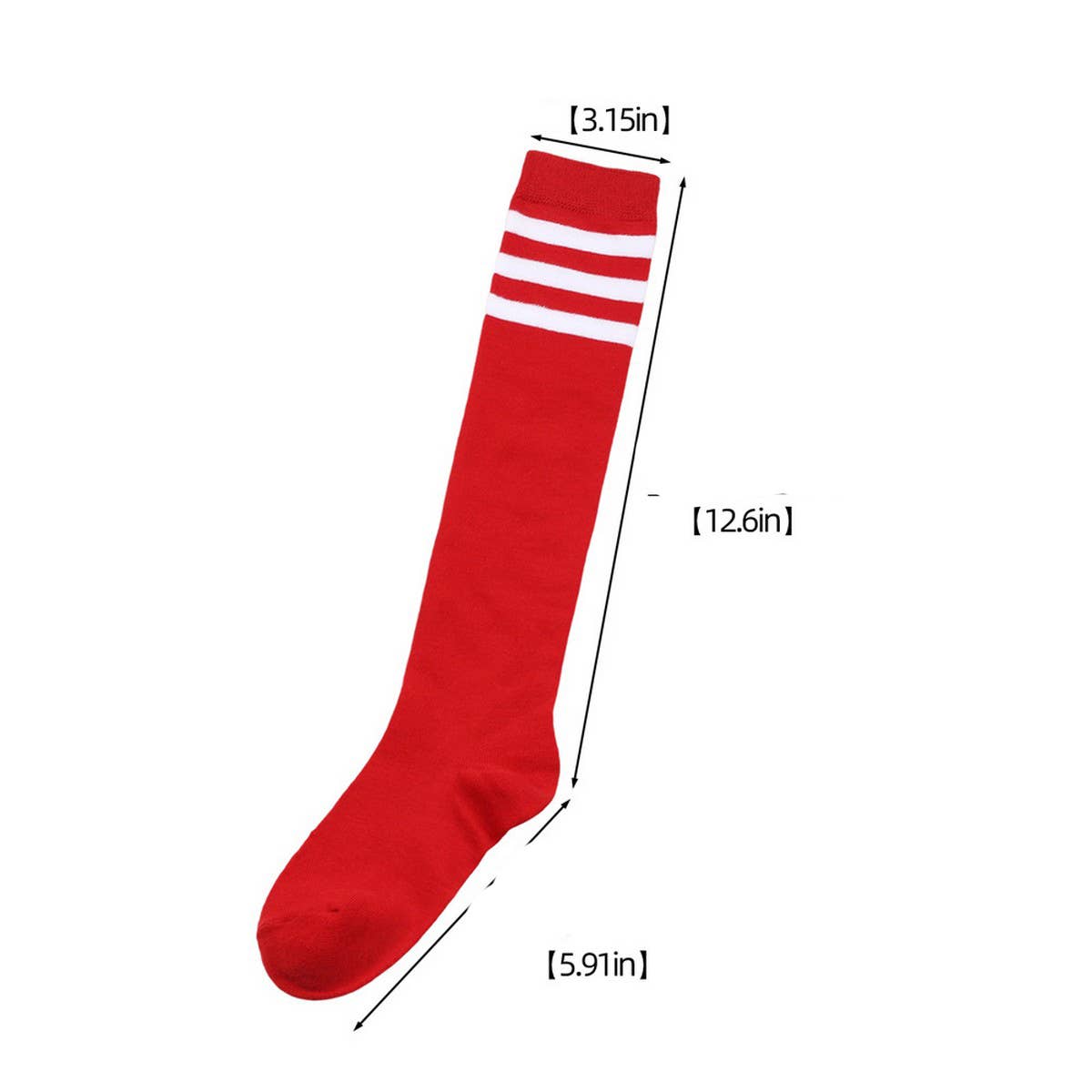 CWMM10085_KIDS STRIPED KNEE-HIGH SOCKS COSPLAY