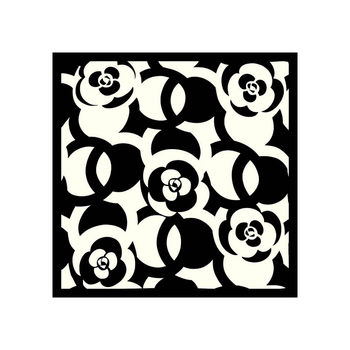 Floral Satin Scarf for Commuting & Sun Protection