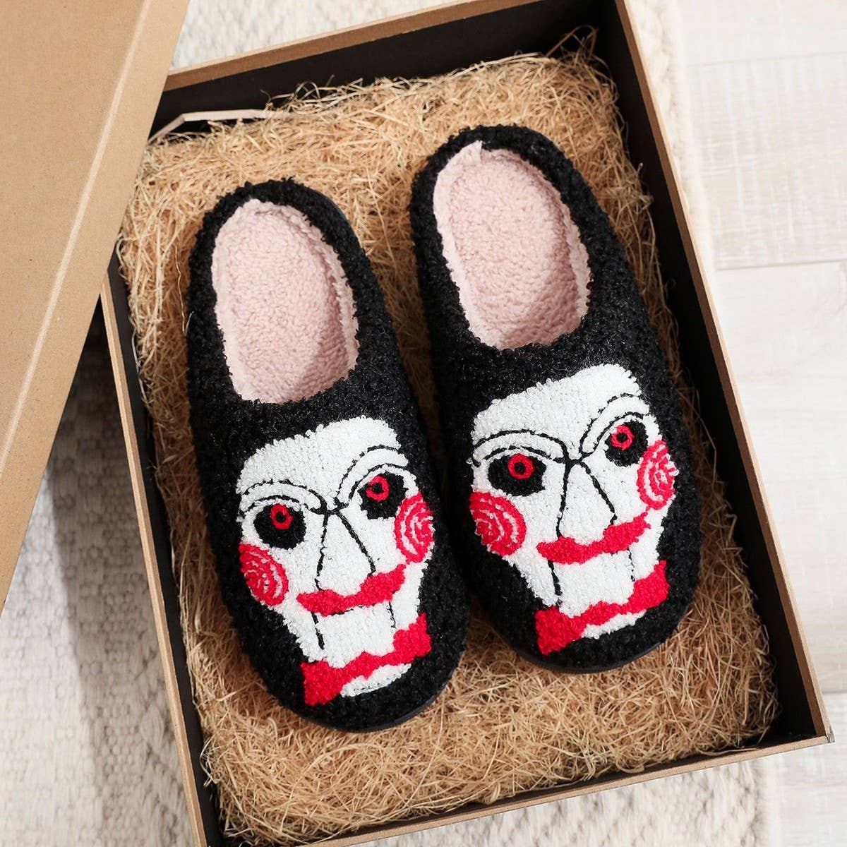 NEW HALLOWEEN  HORROR COTTON SLIPPERS