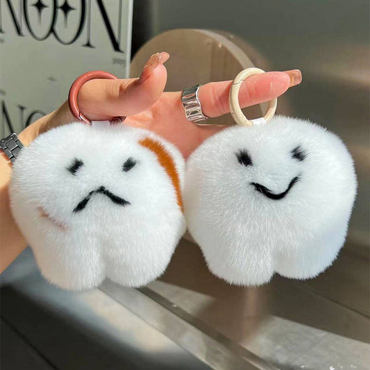 CUTE LITTLE TEETH CAR KEYCHAIN BAG ACCESSORIES
