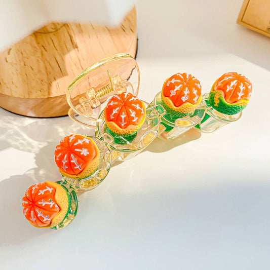 Macaron fresh fruit grab clips sweet hair clips