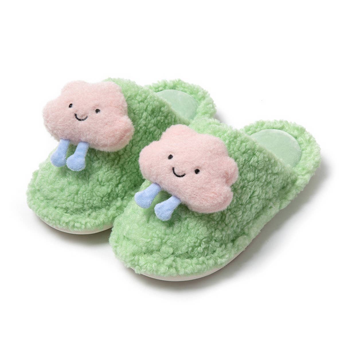 HOME FASHION CLOUD PLUSH SLIPPERS