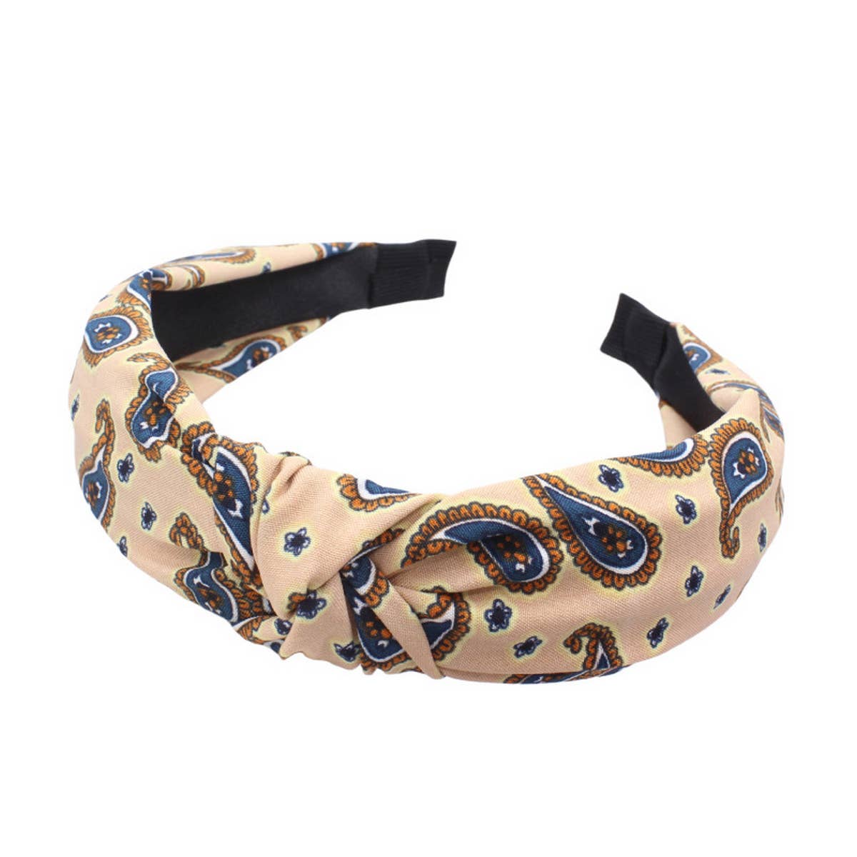 SIMPLE WIDE-BRIMMED FABRIC PRINTED HEADBAND_CWAHA1687
